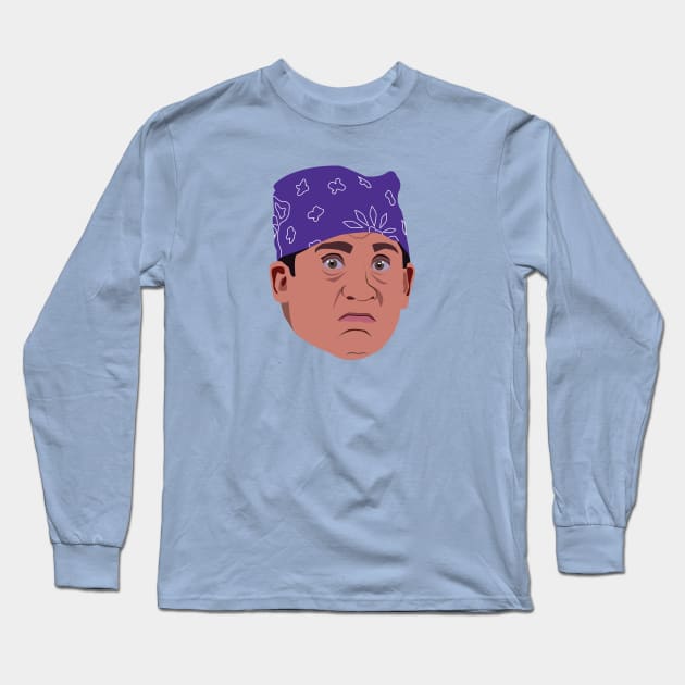 Prison Mike Long Sleeve T-Shirt by Cat Bone Design